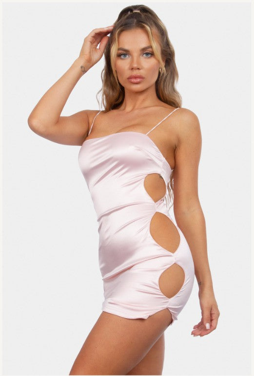 Bodycon Satin Mini Dress