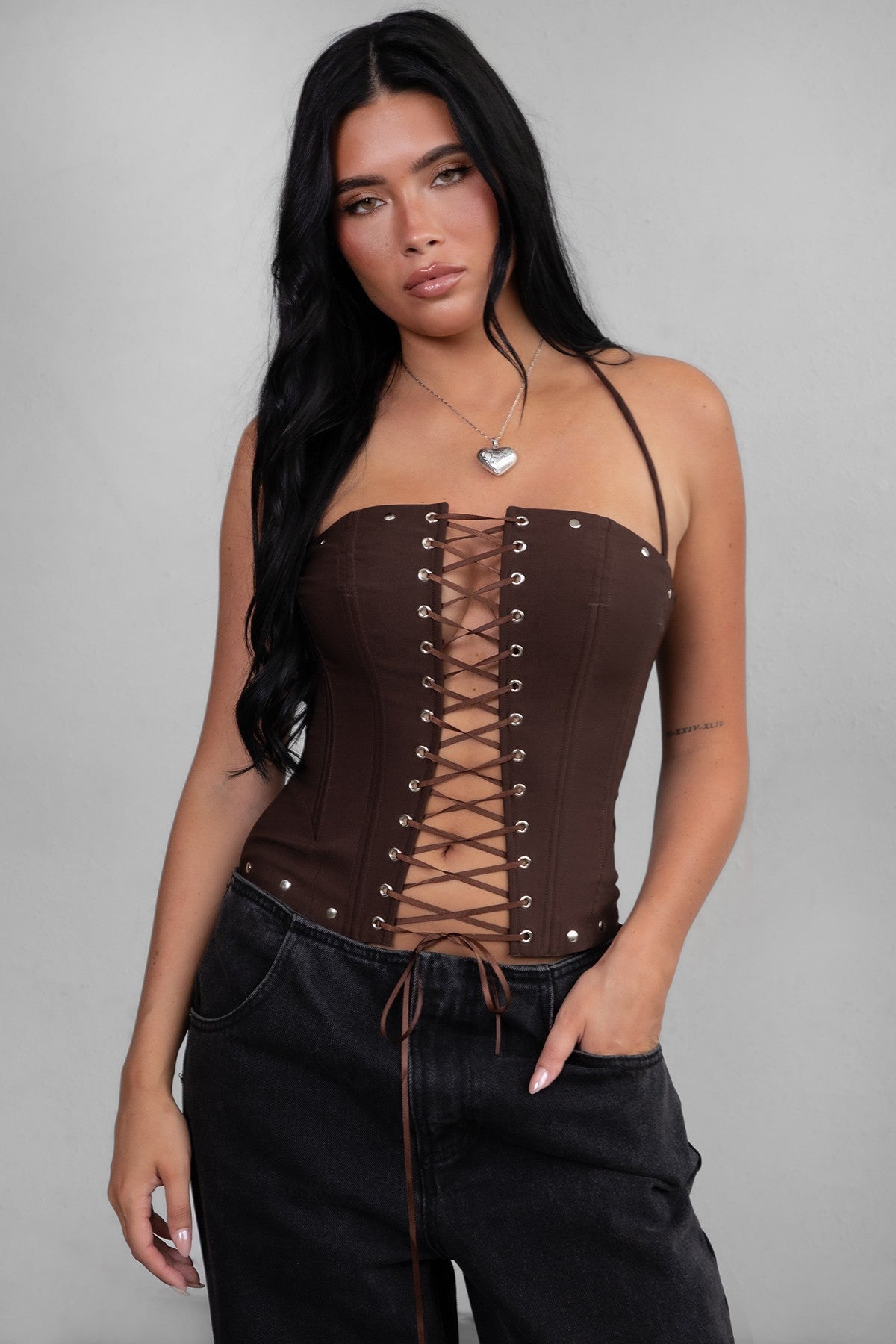 Stretch Bustier Corset Top