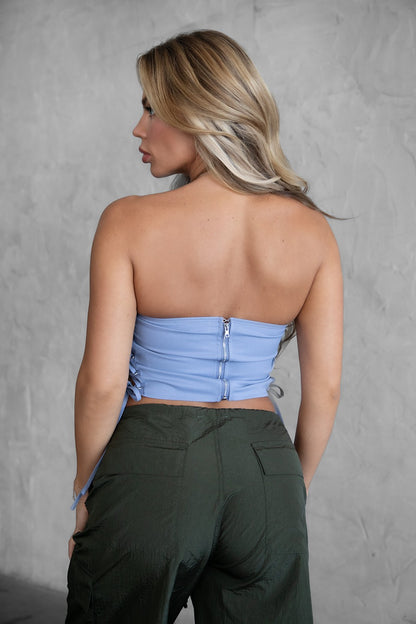 Twill Corset Top