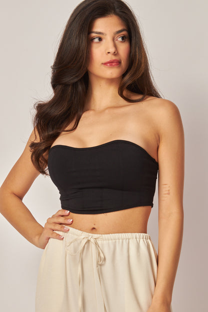 Seamless Textured Padded Bandeau