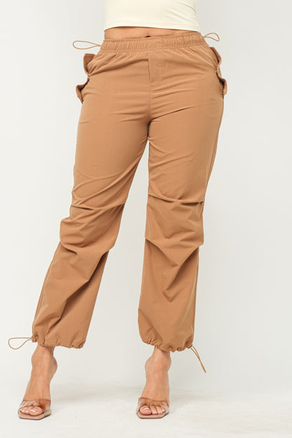 Parachute Cargo Pants with Out Flap Pocket