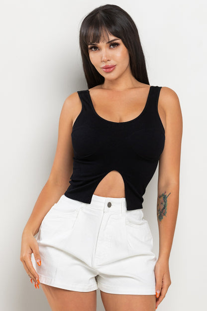 Bust Wire Sleeveless Top