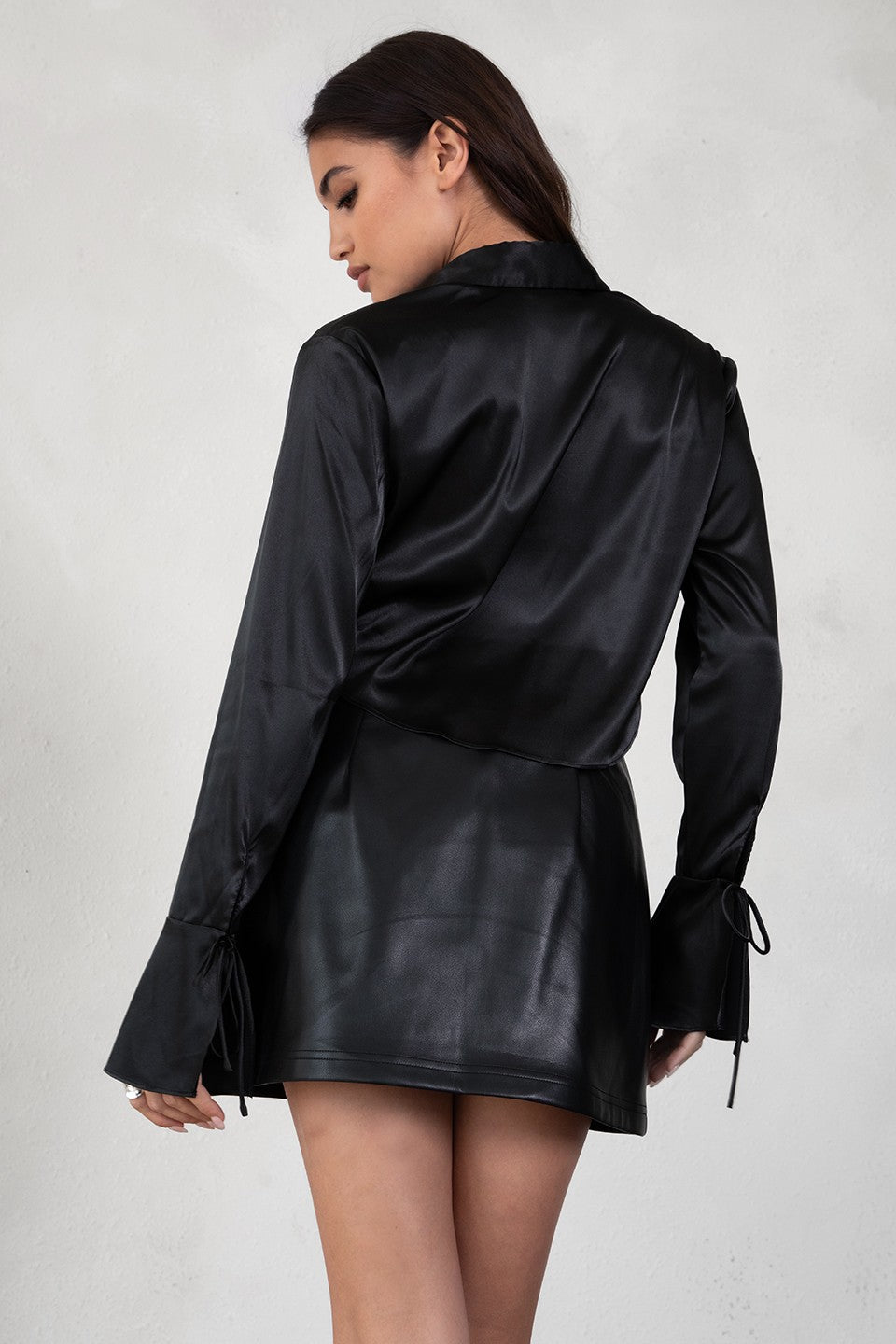 Satin Longsleeve Top